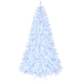 7ft 1346 Branches Automatic Tree Structure PVC Material 500 Lights Cool Color 8 Modes Christmas Tree White 7ft 1346 Branches Automatic Tree Structure PVC Material 500 Lights Cool Color 8 Modes Christmas Tree White