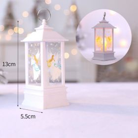 1pc Christmas Lantern Decoration; Vintage Style Hanging Electric Candle Oil Lamp; Christmas Ornaments For Tables & Desks; Holiday Home Decor (Color: White Angel Small Flame Lamp) 1pc Christmas Lantern Decoration; Vintage Style Hanging Electric Candle Oil Lamp; Christmas Ornaments For Tables & Desks; Holiday Home Decor (Color: White Angel Small Flame Lamp)